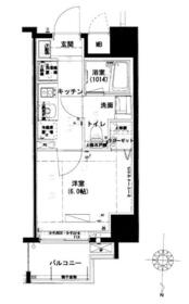 ハーモニーレジデンス池袋#002の間取り