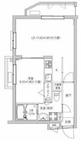 ＬＵＭＥＥＤ飯田橋・301号室の間取り