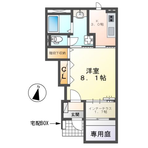 エスターテの間取り