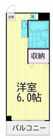 プレステージⅡ・216号室の間取り