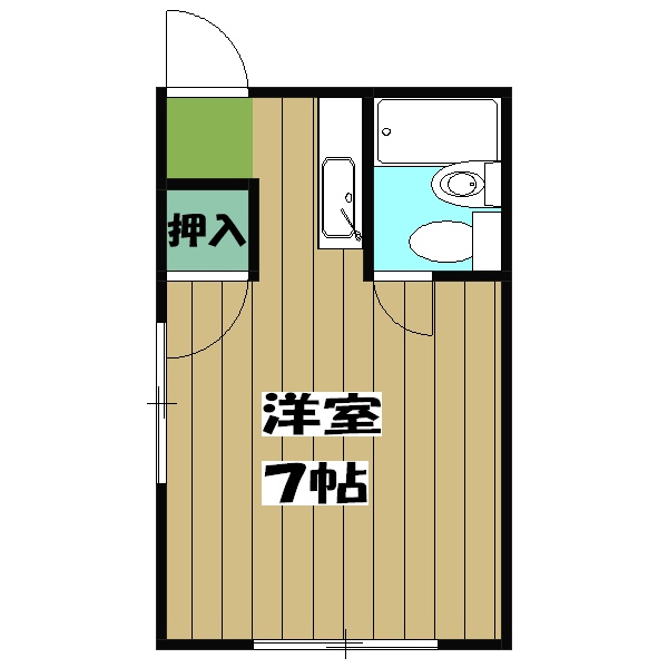 ハイツジュンの間取り