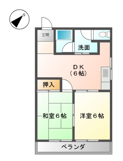 センタービレッジの間取り