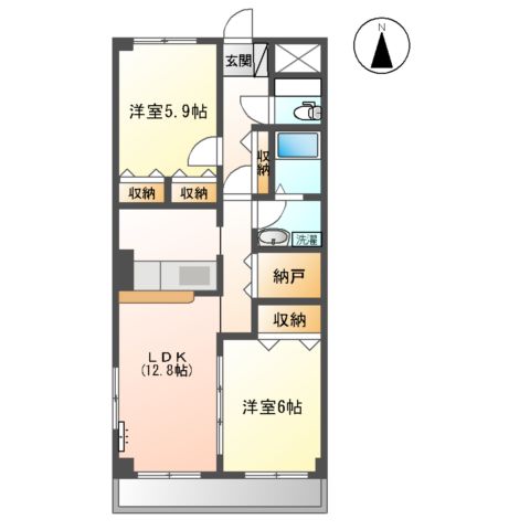 M’s スクエアの間取り