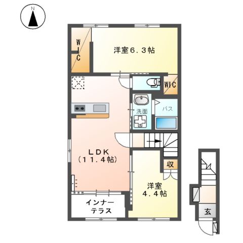 シャトー ルボアの間取り