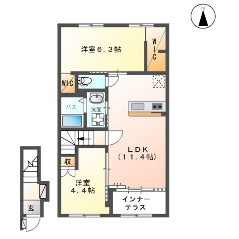 シャトー ルボアの間取り