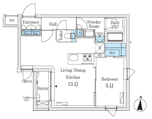 SOLASIAresidence亀戸の間取り