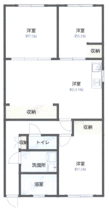 サンハイツいずみの間取り