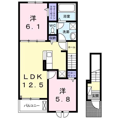 マリンの間取り