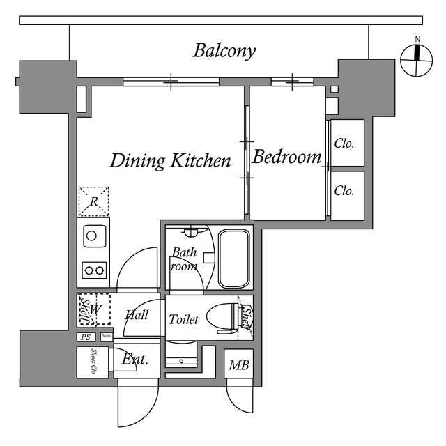 テラス押上・1003号室の間取り