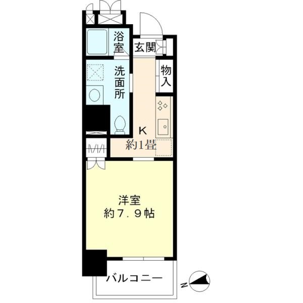 豊洲シエルタワー・503号室の間取り