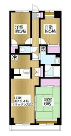 トーア・シティー壱番館・504号室の間取り