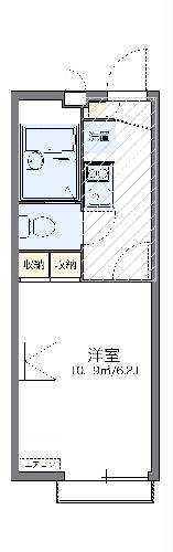 レオパレスアズールの間取り