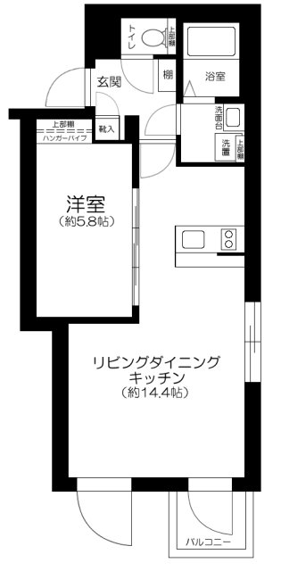 Le Nid 日本橋の間取り