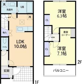 Eclat(エクラ)の間取り