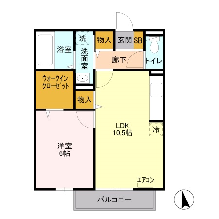 ヴィルヌーブの間取り