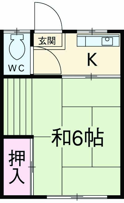 松林荘の間取り
