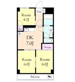 ルミエール岡村の間取り