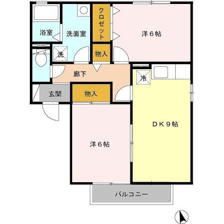 グランシャリオ M2の間取り