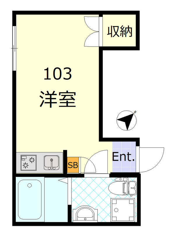 サザンゲート蒲田の間取り