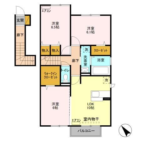 グランドゥール大野原 Ⅱの間取り