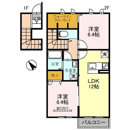カーサ・ポラリス Ⅲの間取り