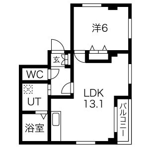 アネックスTの間取り