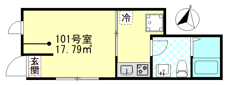 ブローテ四ツ木の間取り