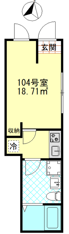 ブローテ四ツ木の間取り
