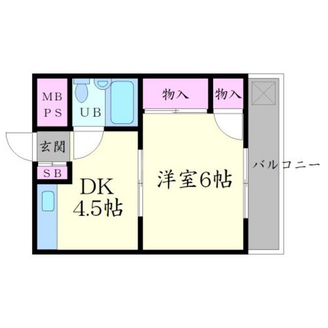 山本マンションの間取り