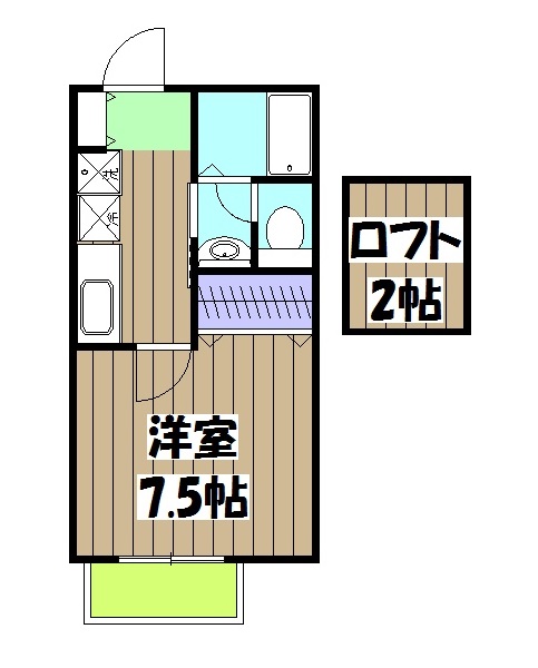 レスプランドールの間取り