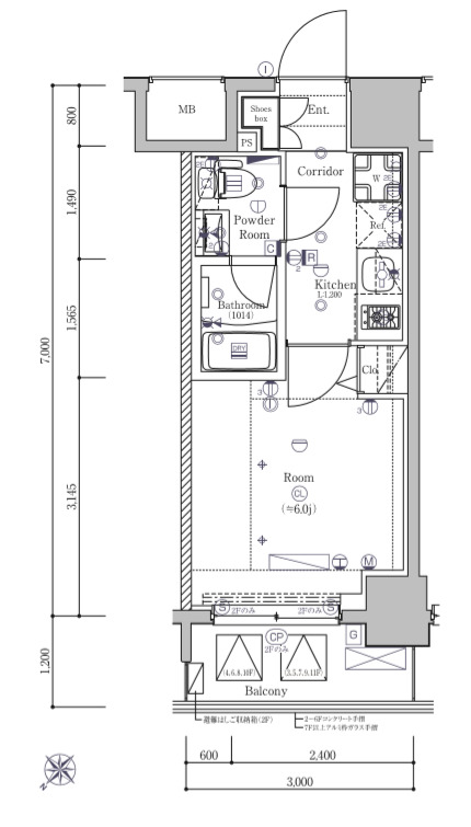 SYFORME KANNAIの間取り