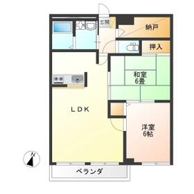 優泰佳ガーデンコートの間取り