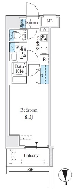 プレイズシード名駅北の間取り