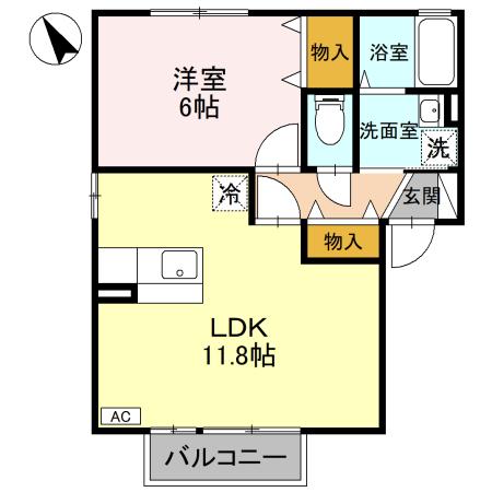 グリーンハイツ Iの間取り