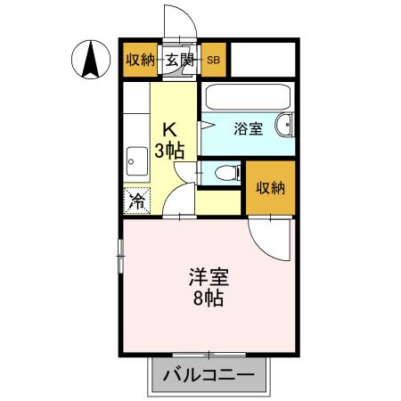 メリーランドマンションの間取り