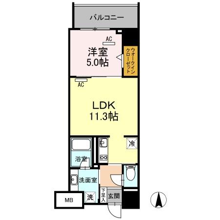 ダイワシティー中村公園の間取り