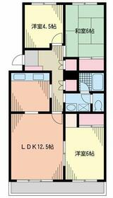 ベルメゾン五月台の間取り