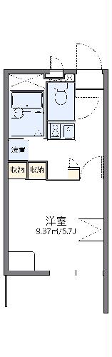 レオパレスカトレアの間取り