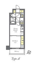 ディームス根岸の間取り