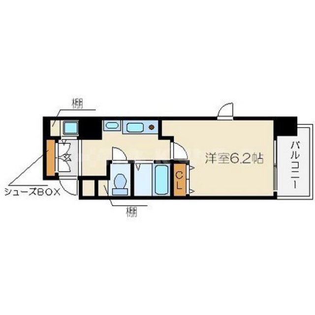 プレサンス大手前パークサイドIIの間取り