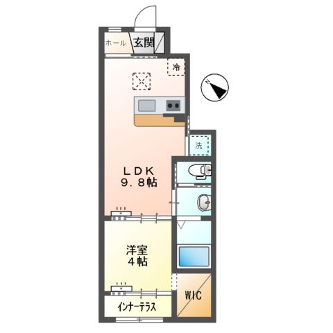 鶴ヶ島市富士見4丁目新築工事Bの間取り