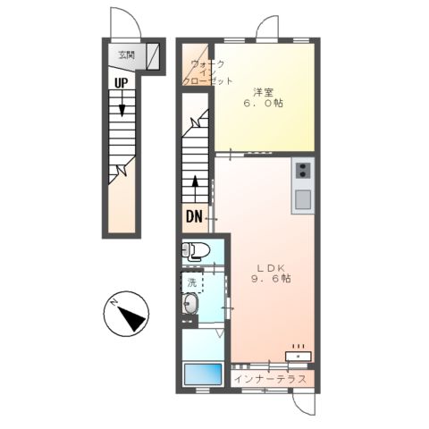 鶴ヶ島市富士見4丁目新築工事Bの間取り