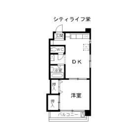 シティライフ栄の間取り
