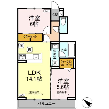 ラズライトの間取り