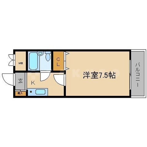 ノルデンハイム豊新の間取り