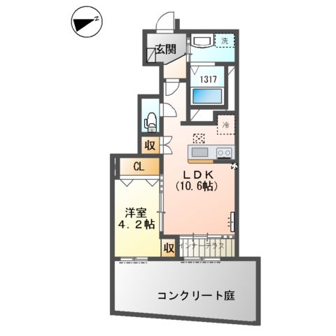 アナベルハイツの間取り