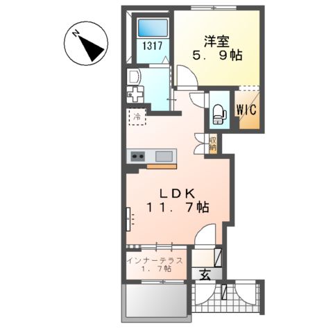 サクラテラスの間取り