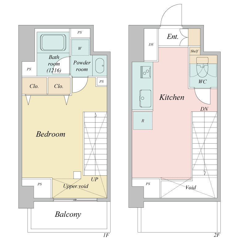 ＶＩＡ　ＬＡＴＴＥＡ志村・0206号室の間取り