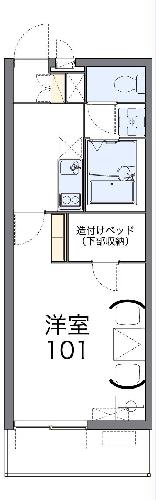 レオパレスコスモMKの間取り
