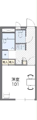 レオパレスラーク ヒルの間取り